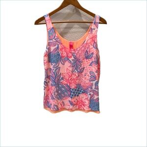 Lilly Pulitzer reversible Florin top. Size S. Sleeveless, flowy.